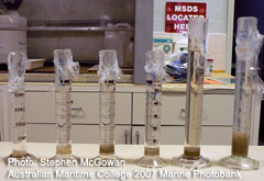 test tubes in lab